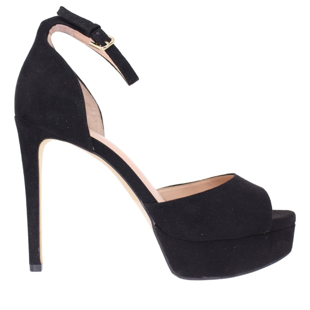 JLo Jennifer Lopez Idolina Platform Sandals, Women's Size 7.5 M, Black NWT